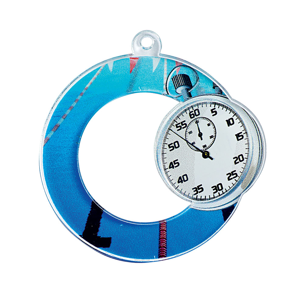 MÉDAILLE ACRYLIQUE NATATION 50 MM - MAN09
