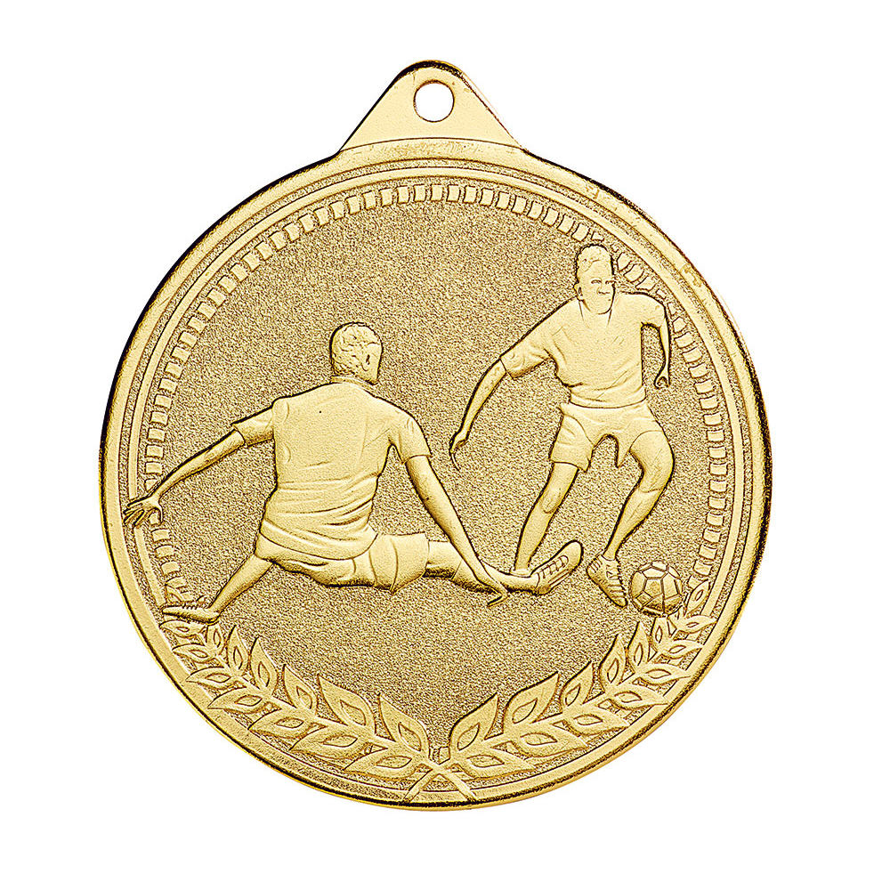 MÉDAILLE FRAPPÉE OR FOOTBALL 70 MM - MF02