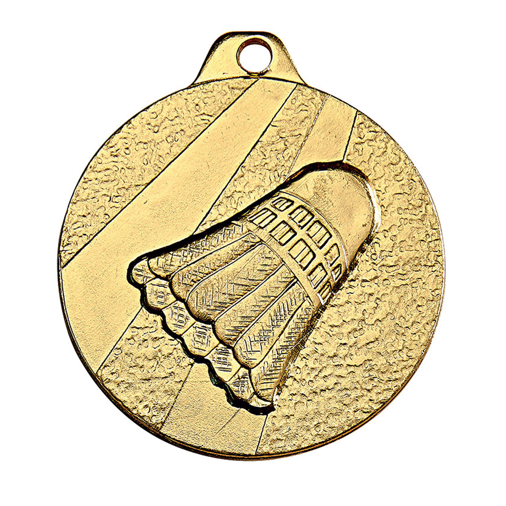 MÉDAILLE FRAPPÉE OR BADMINTON 32 MM - MF3013