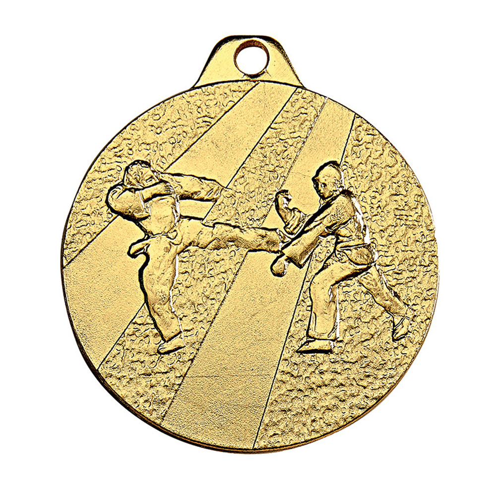 MÉDAILLE FRAPPÉE OR KARATÉ 32 MM - MF3014