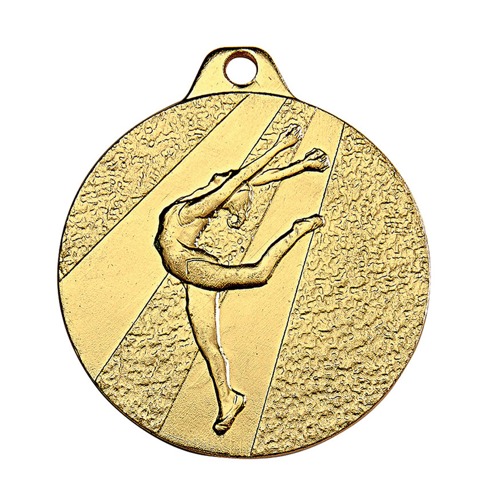 MÉDAILLE FRAPPÉE OR GYMNASTIQUE 32 MM - MF3017