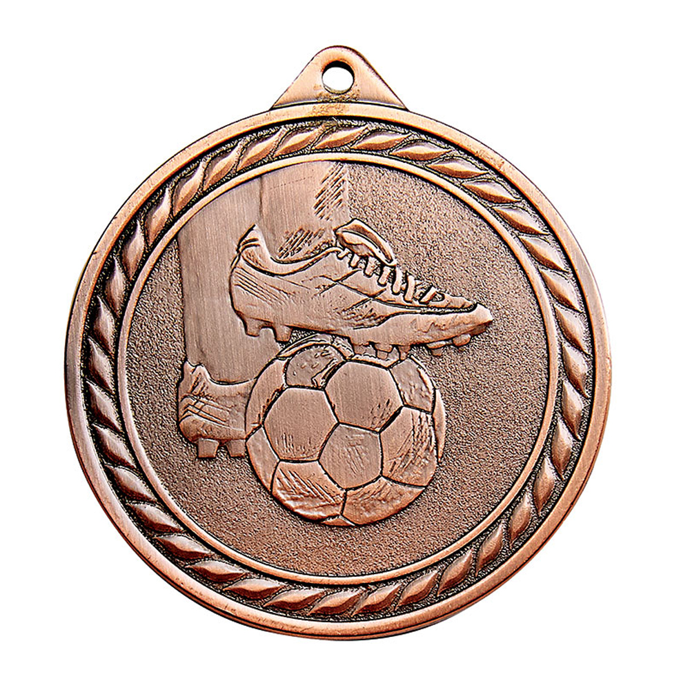 MÉDAILLE FRAPPÉE BALLON FOOTBALL 50 MM - MF5013