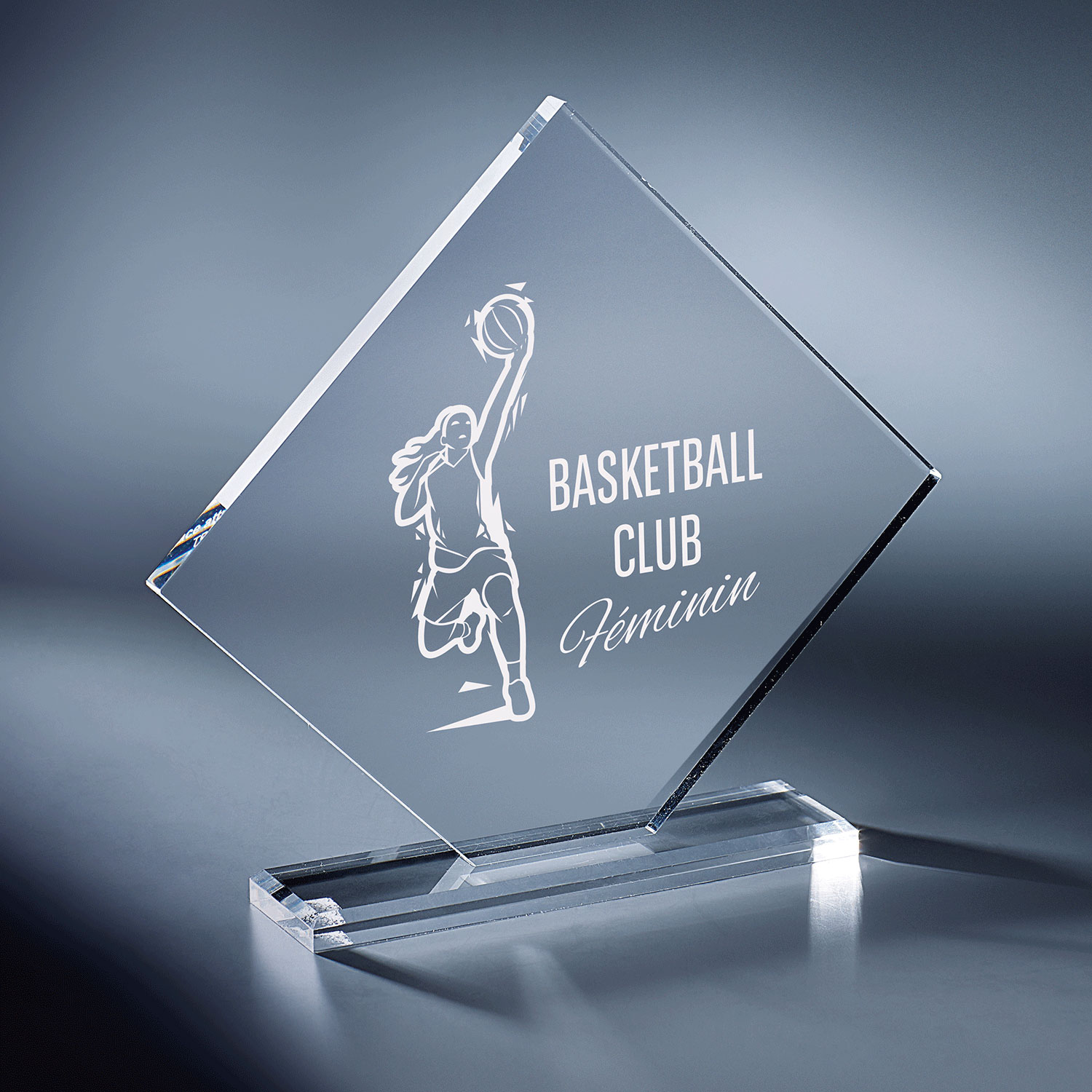 TROPHÉE ACRYLIQUE PERSONNALISABLE - PL074A
