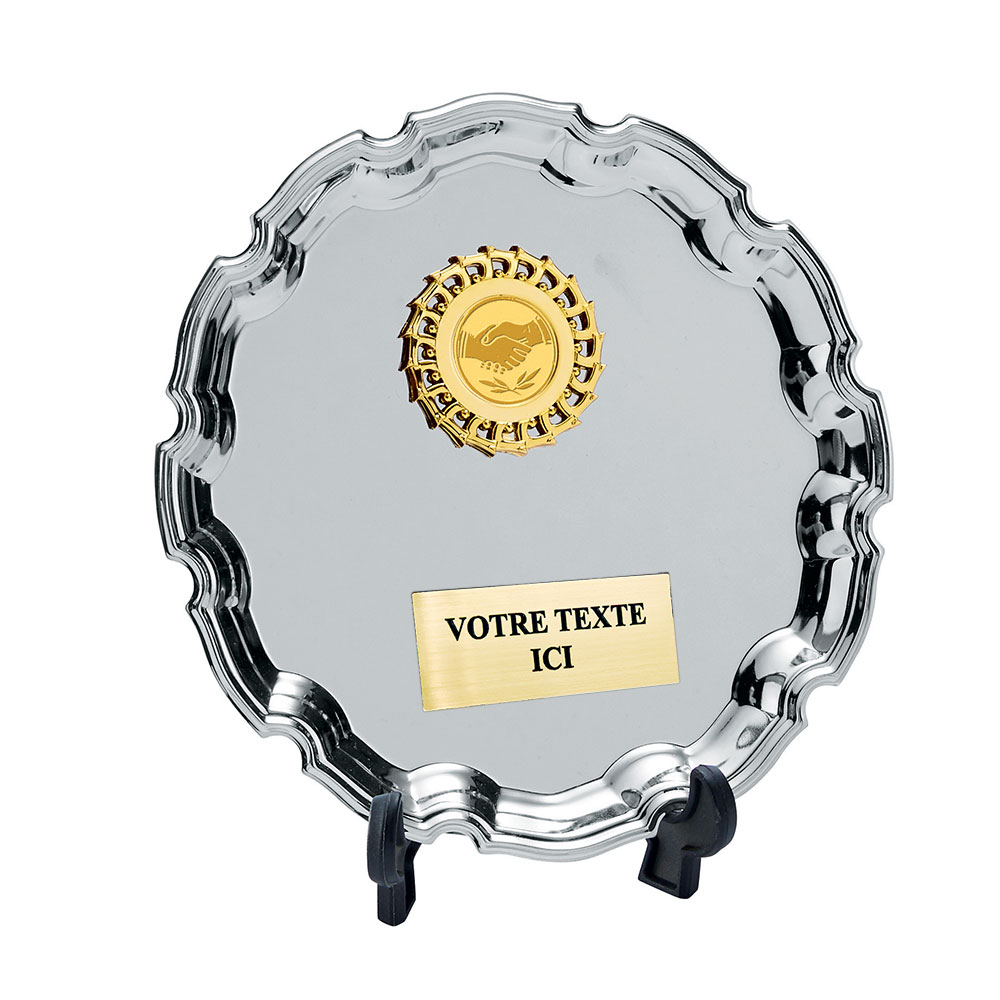 ASSIETTE MÉTAL DIAMÈTRE 17 CM - PX4079