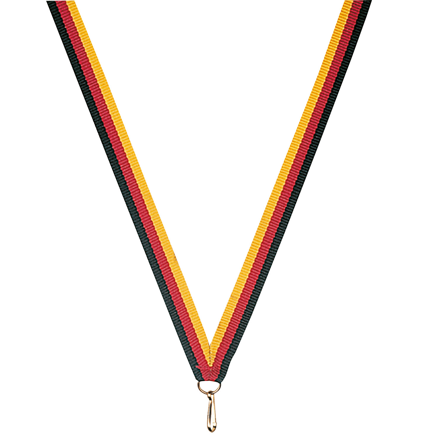 RUBAN JAUNE / ROUGE / NOIR POUR MÉDAILLE - R3