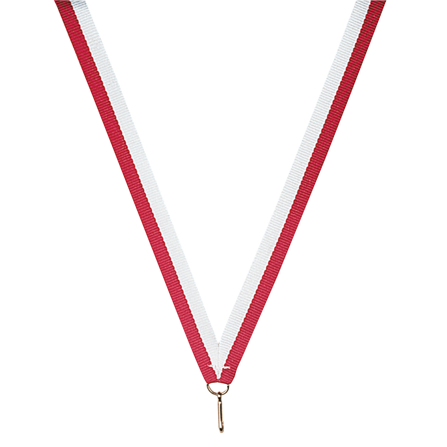 RUBAN ROUGE ET BLANC POUR MÉDAILLE - R6