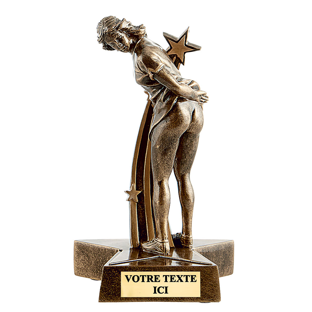 TROPHÉE RÉSINE DISCIPLINE PÉTANQUE 20 CM - RS0244