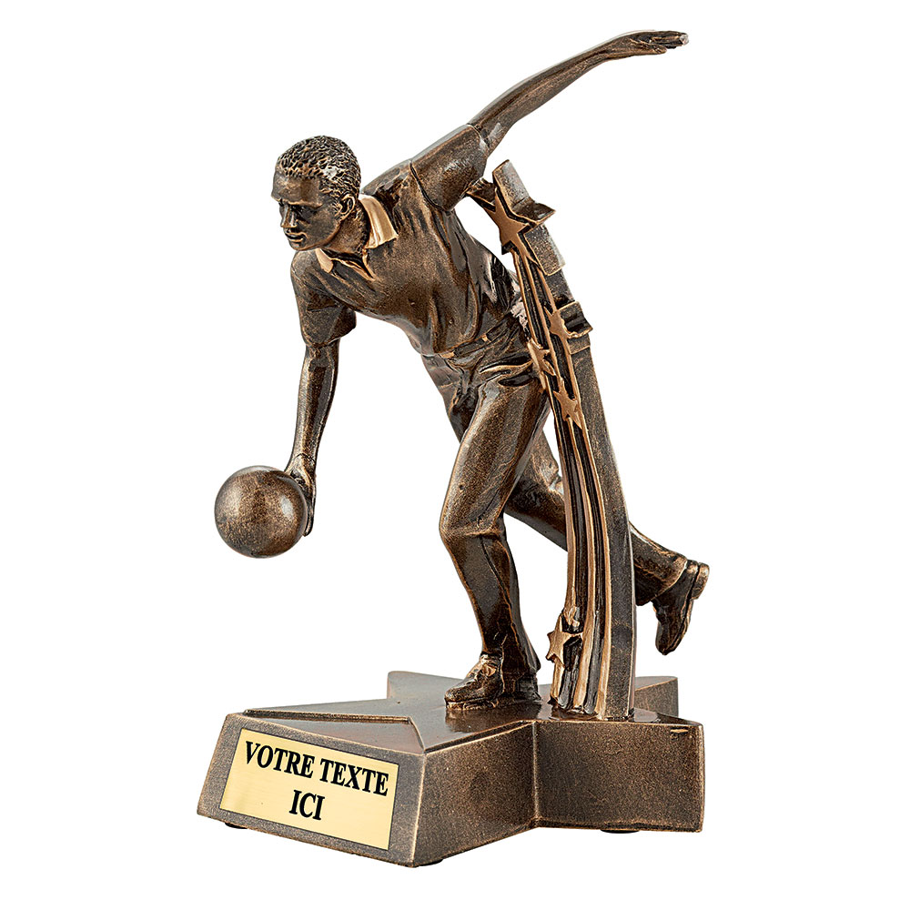 TROPHÉE RÉSINE DISCIPLINE BOWLING 20CM - RS0323