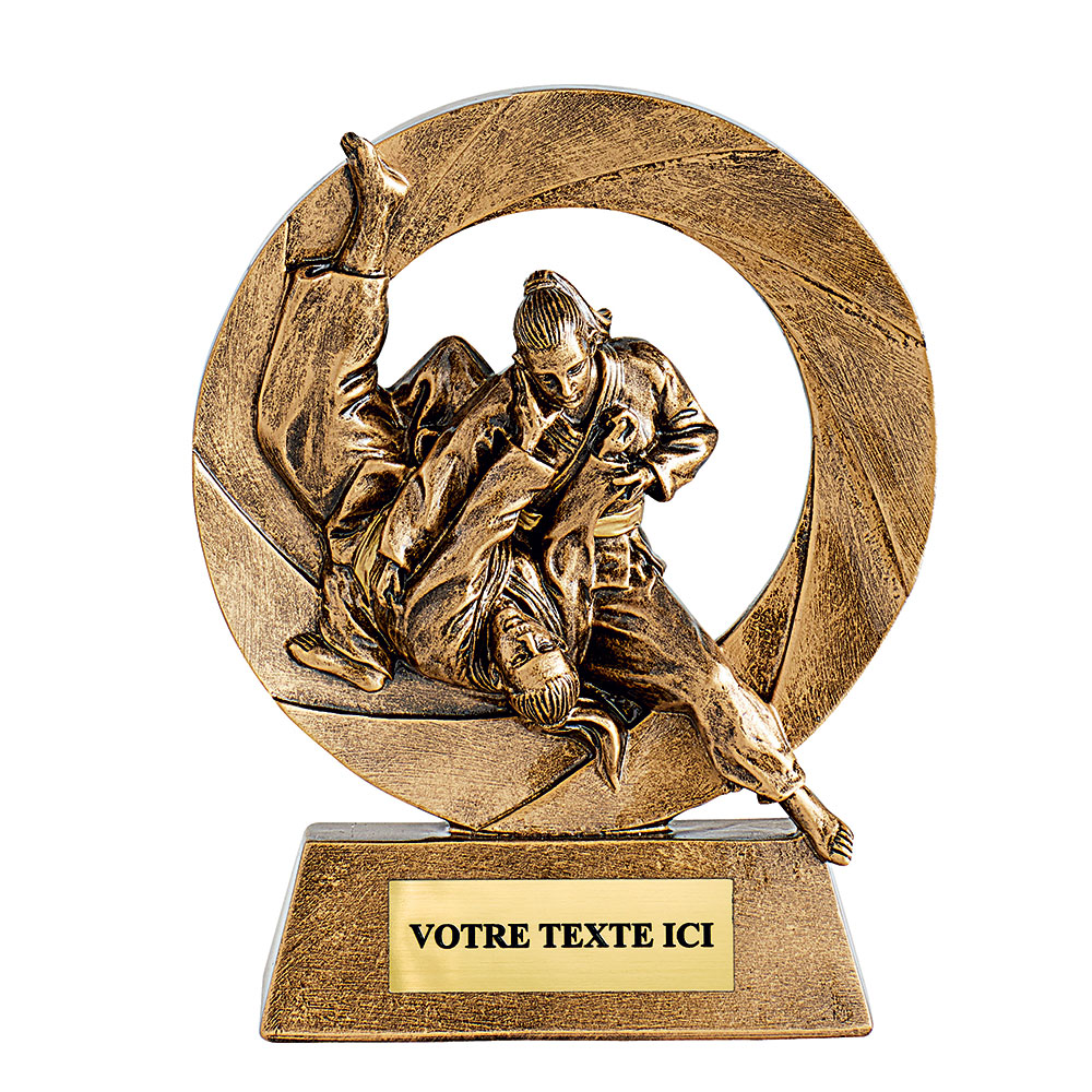 TROPHÉE RÉSINE DISCIPLINE JUDO 11 CM - RS3113