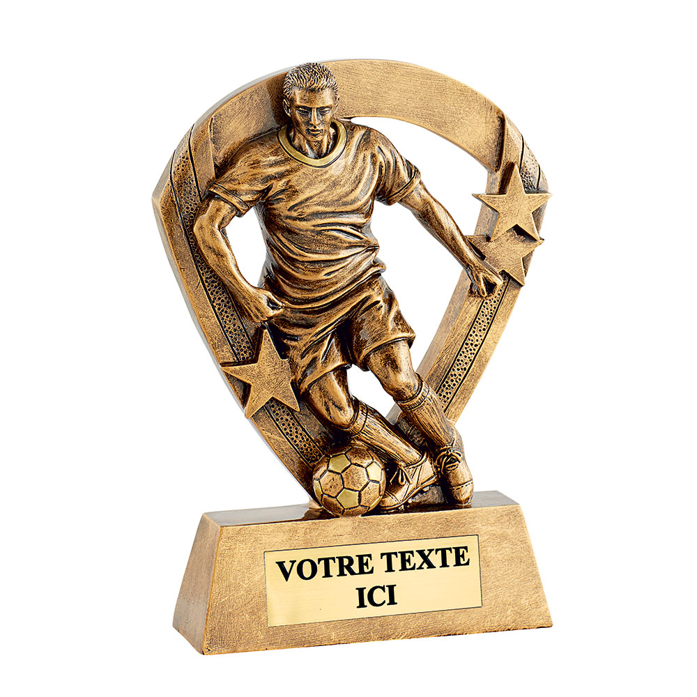 TROPHÉE RÉSINE DISCIPLINE FOOTBALL 15 CM - RS3406