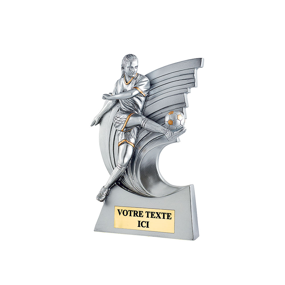 TROPHÉE RÉSINE DISCIPLINE FOOTBALL 20 CM - RS3414