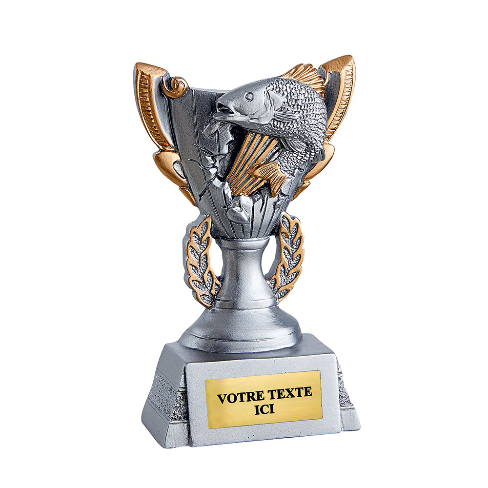 TROPHÉE RÉSINE DISCIPLINE PÊCHE 11 CM - RS5019