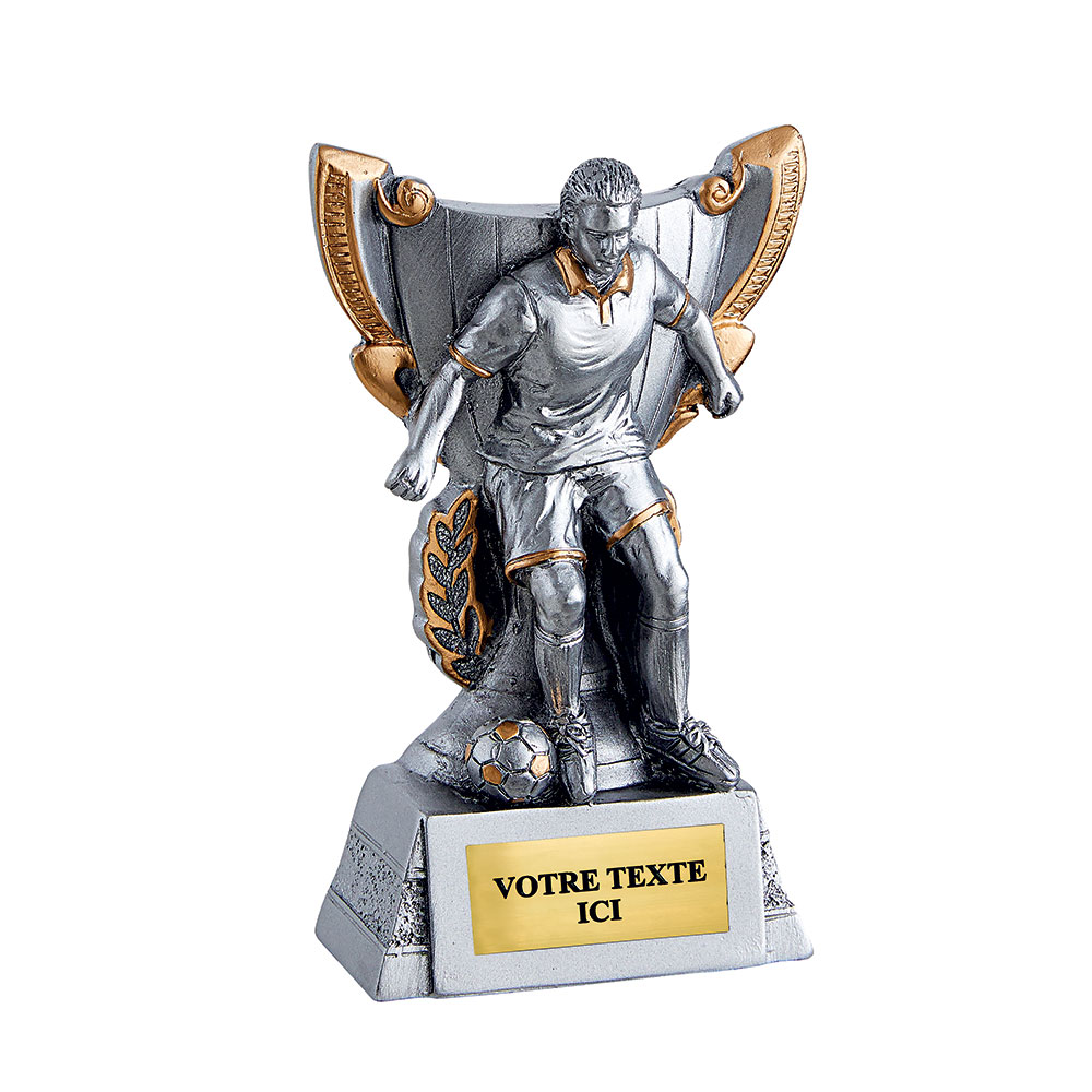 TROPHÉE RÉSINE DISCIPLINE FOOTBALL 11 CM - RS5033