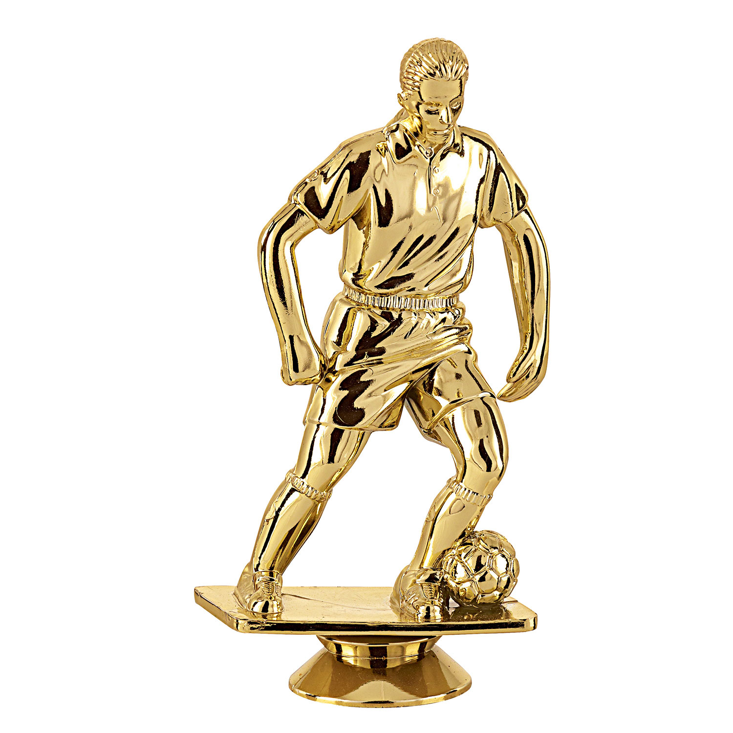 SUJET PLASTIQUE OR FOOTBALL 11 CM - SJ030
