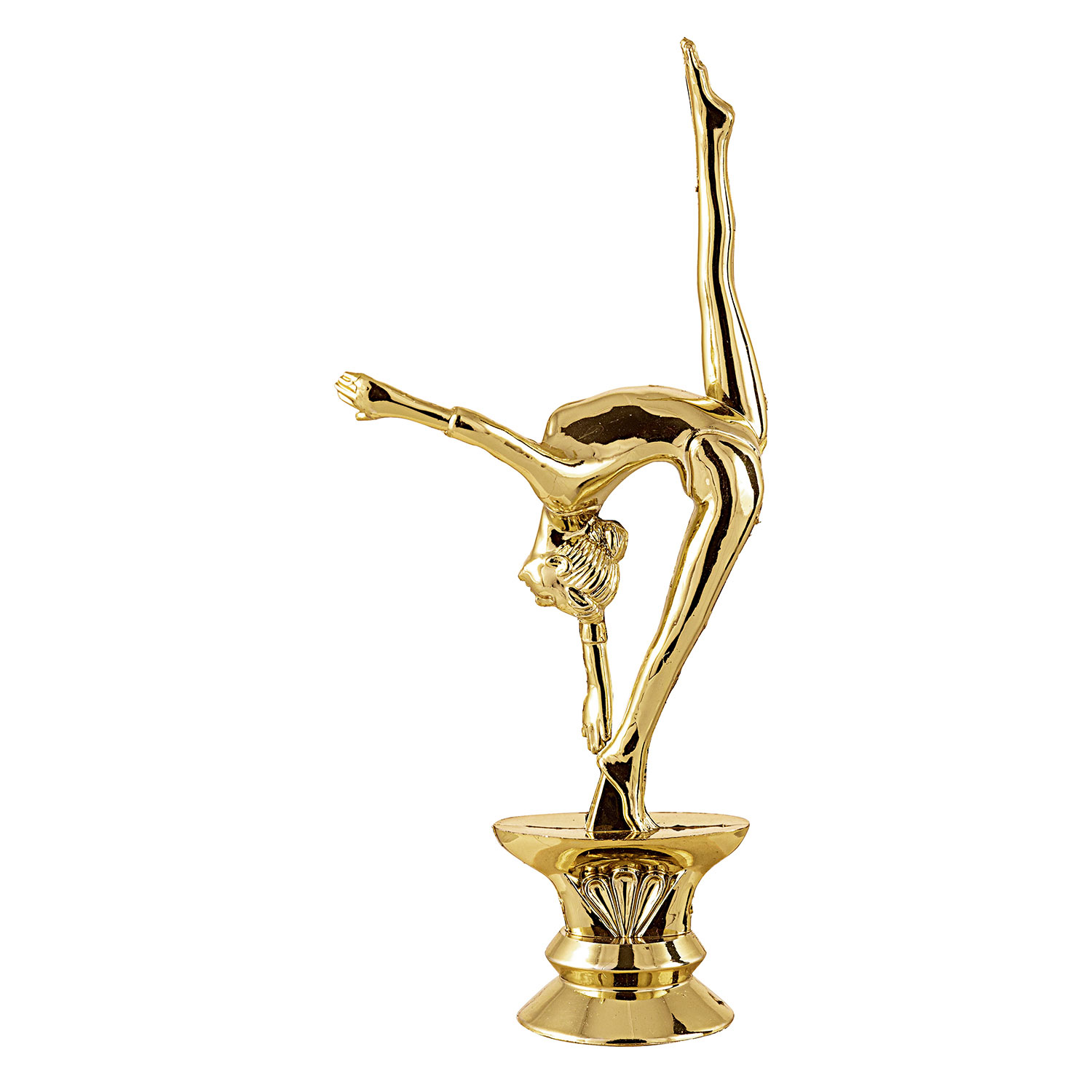 SUJET PLASTIQUE OR GYMNASTIQUE 16 CM - SJ034