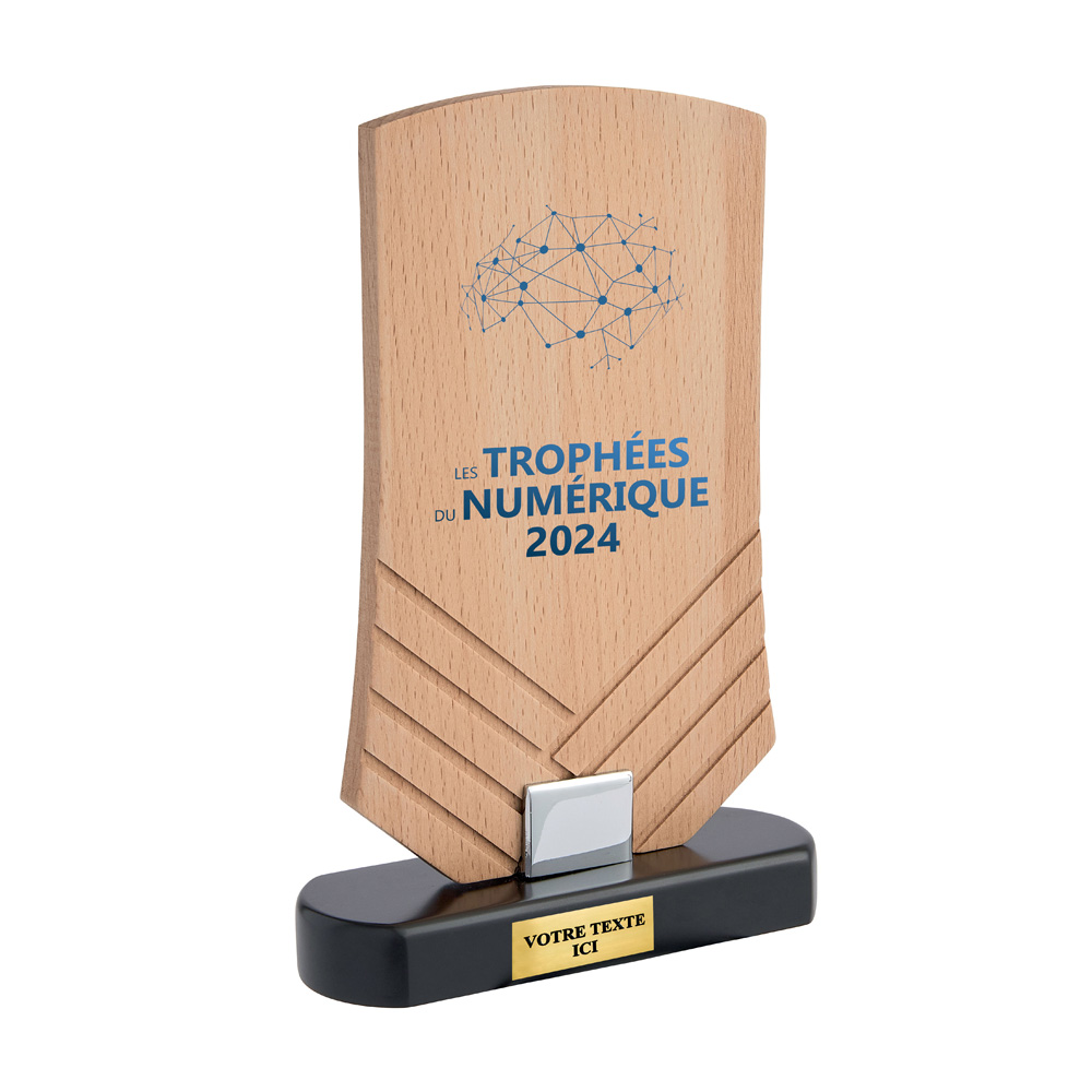 TROPHÉE BOIS PERSONNALISABLE - TB5104