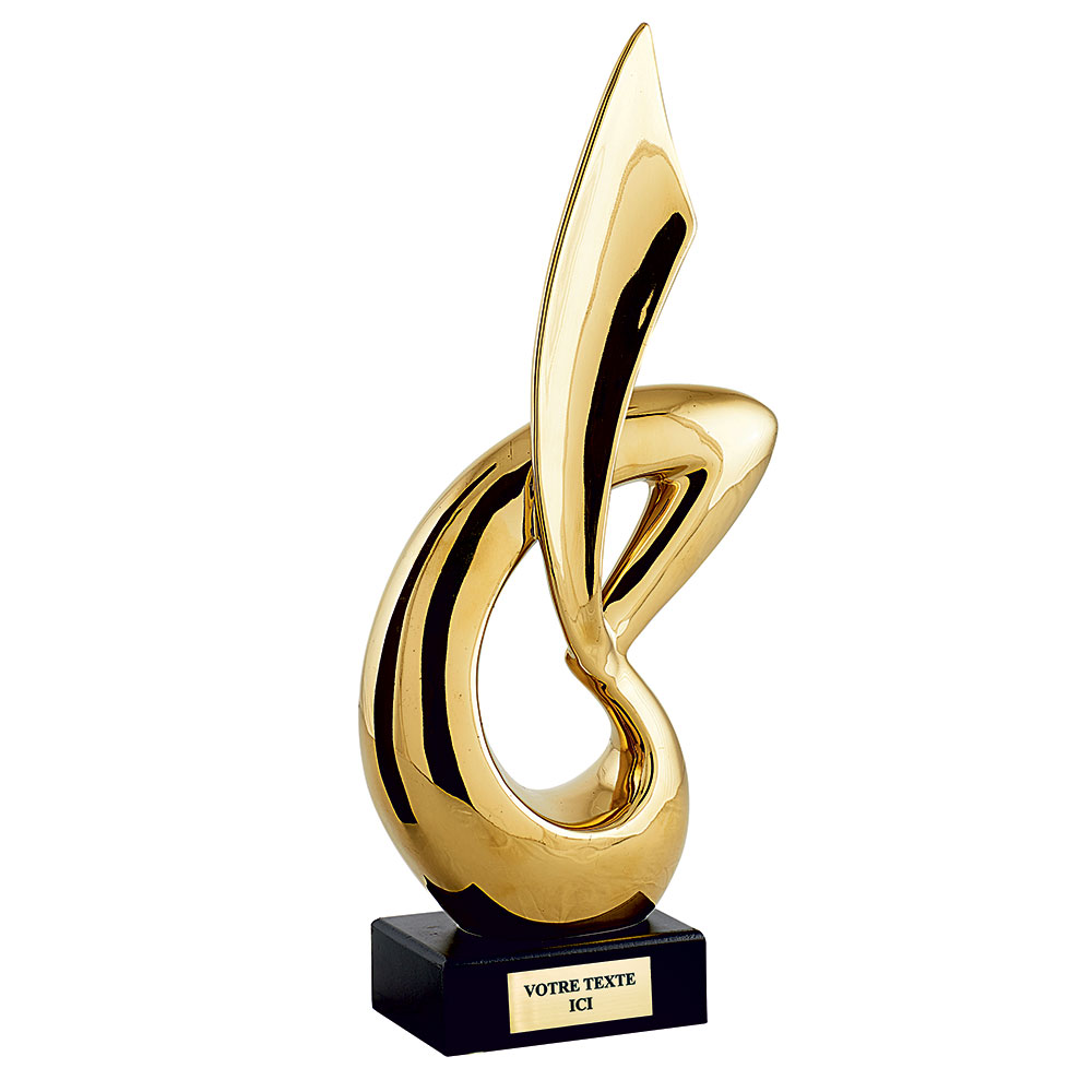 TROPHÉE CÉRAMIQUE OR 40 CM - TC4005