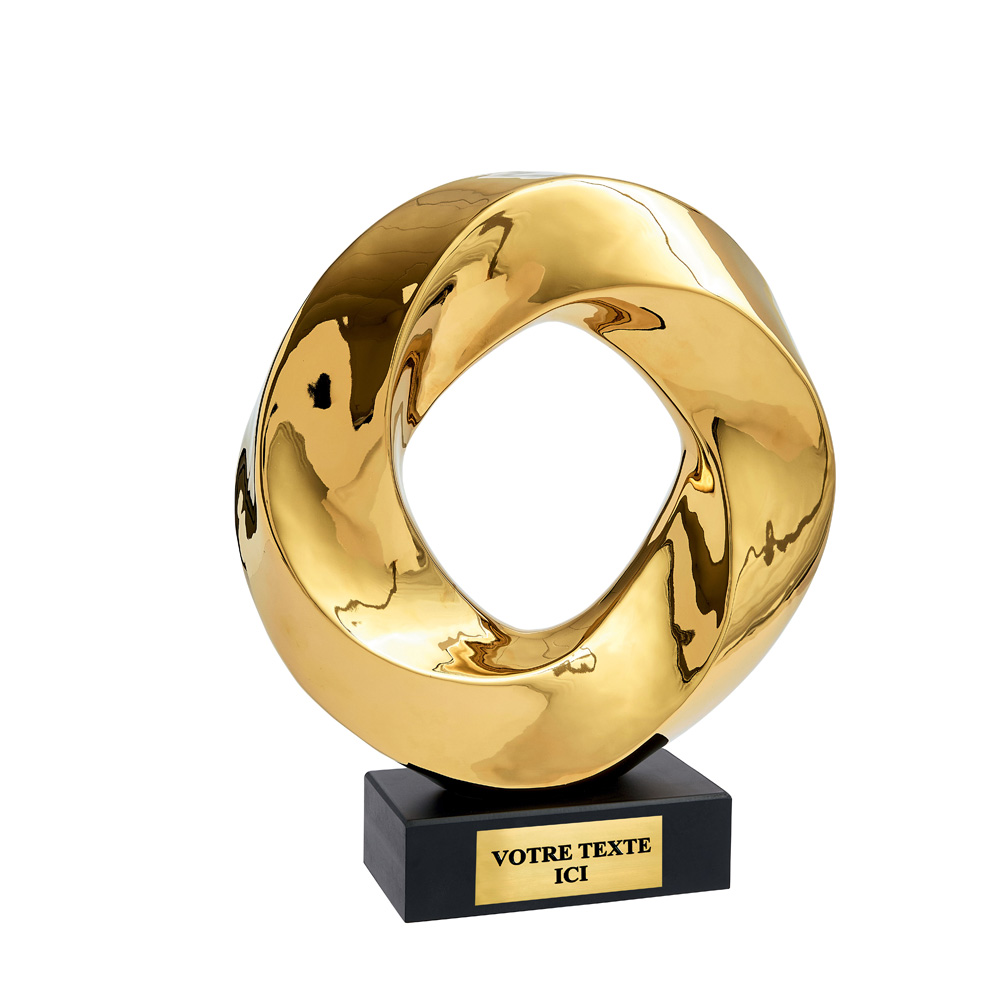 TROPHÉE CÉRAMIQUE OR 36 CM - TC5110