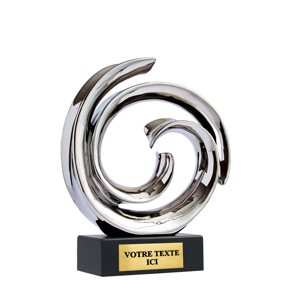 TROPHÉE CÉRAMIQUE ARGENT 30 CM - TC5111