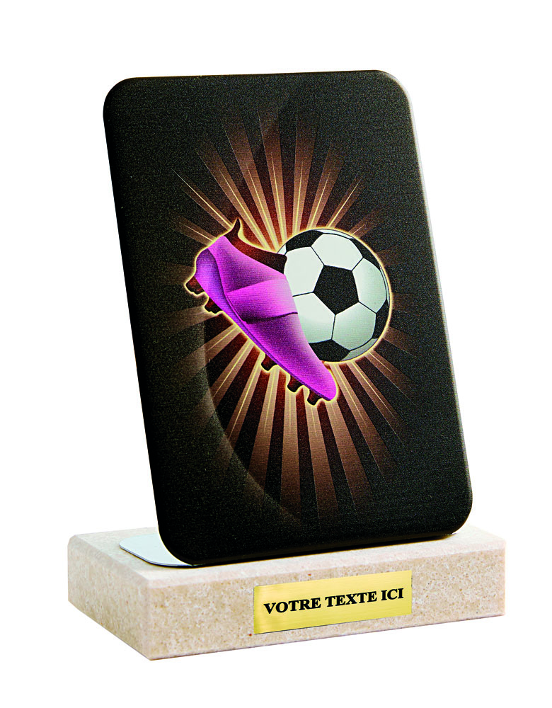 PETIT TROPHÉE MÉTAL FOOTBALL 14 CM - TM4844-28