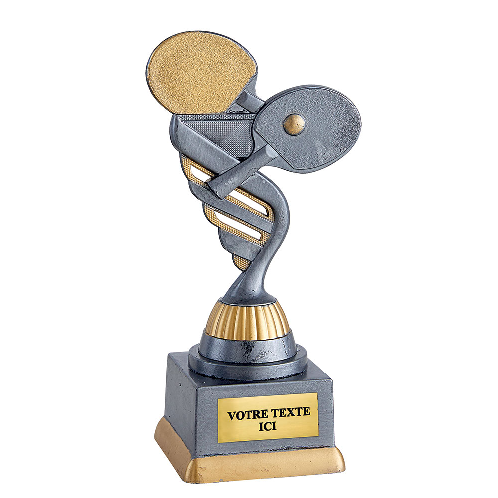 TROPHÉE PLASTIQUE TENNIS DE TABLE 18 CM - TP5052