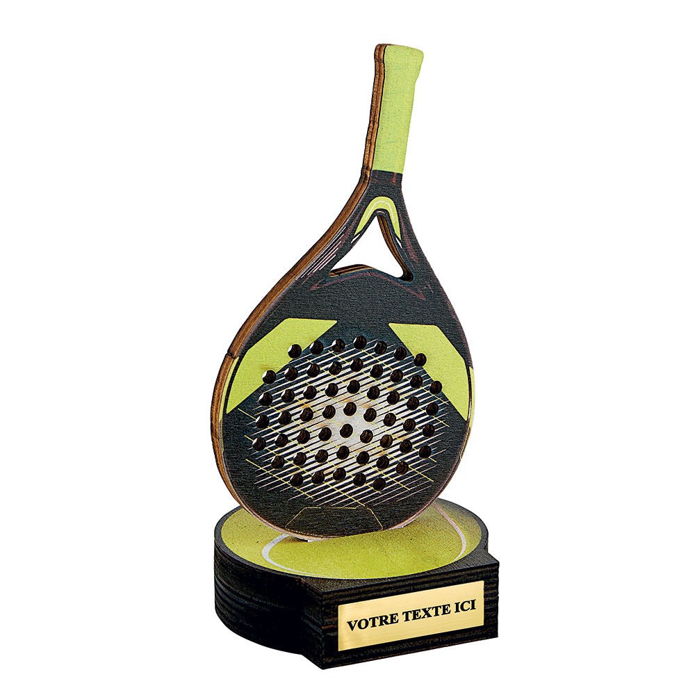 TROPHEE BOIS PADEL 20 CM TB5046