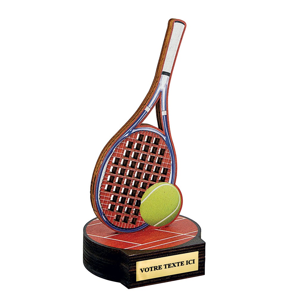 TROPHEE BOIS TENNIS 20 CM TB5047