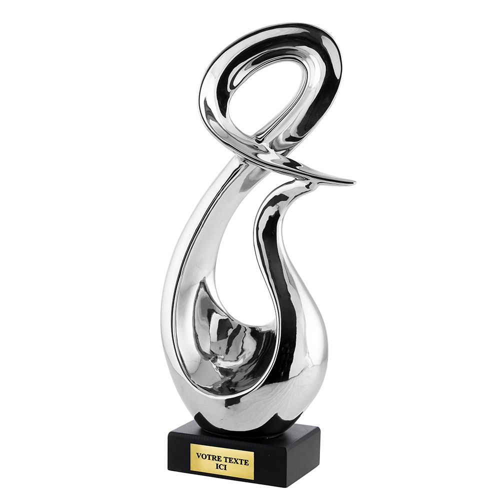 TROPHEE CERAMIQUE ARGENT 41 CM TC5016