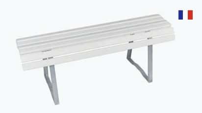 BANC EN RESINE ET ACIER 1,2M - VW SPORTS