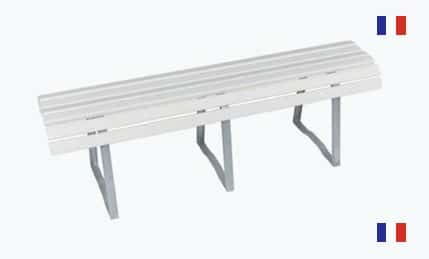 BANC EN RESINE ET ACIER 2M - VW SPORTS