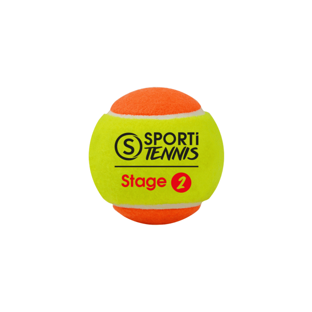 SACHET DE 3 BALLES DE TENNIS STAGE 2