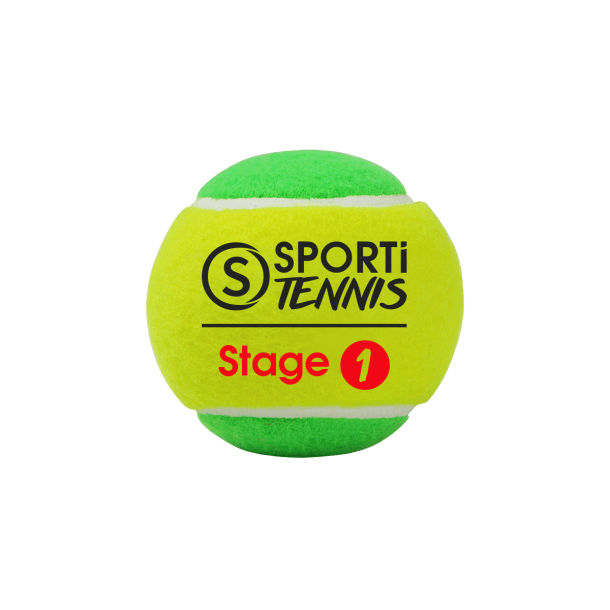 SACHET DE 3 BALLES DE TENNIS STAGE 1