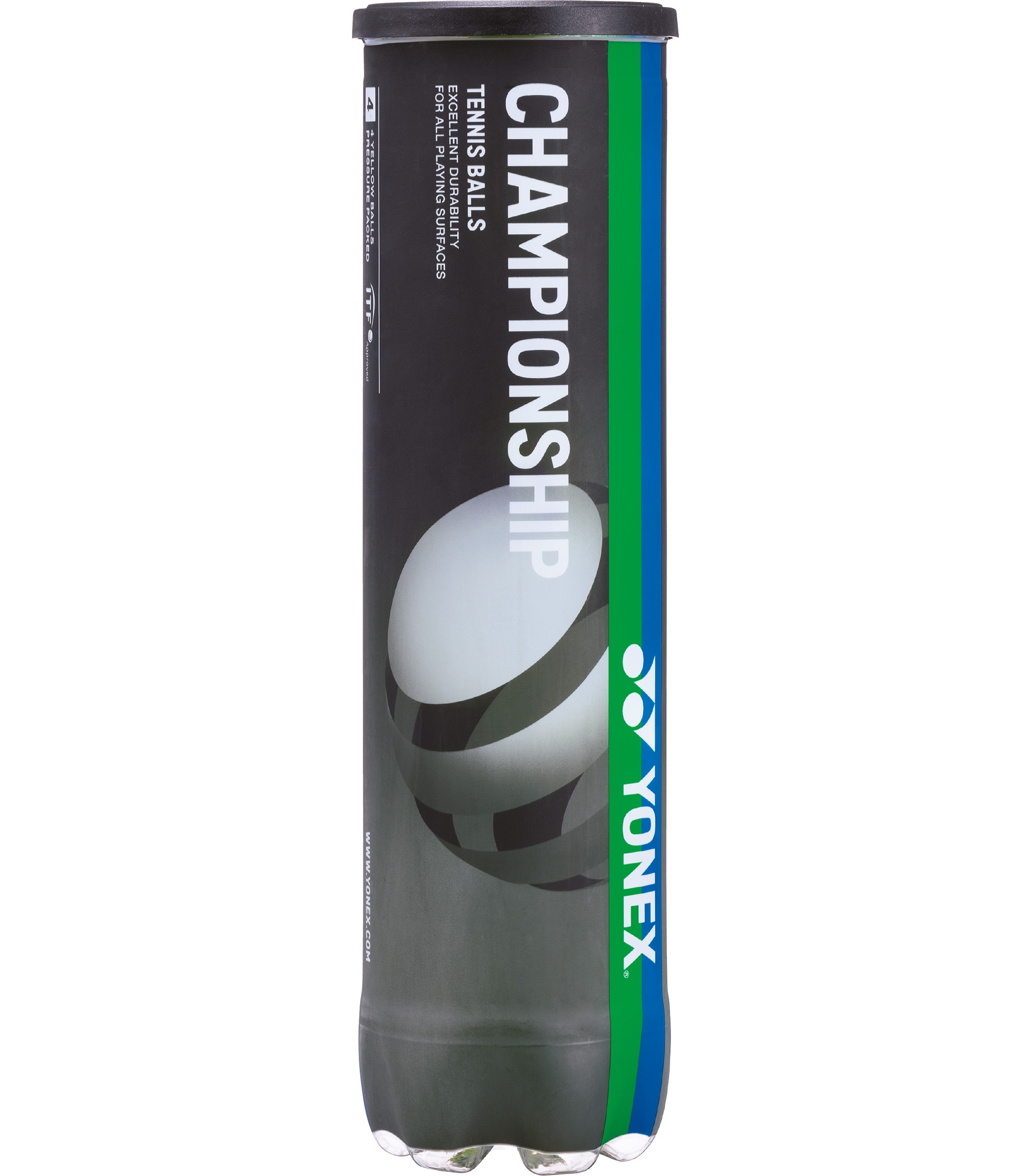 TUBE DE 4 BALLES DE TENNIS CHAMPIONSHIT - YONEX