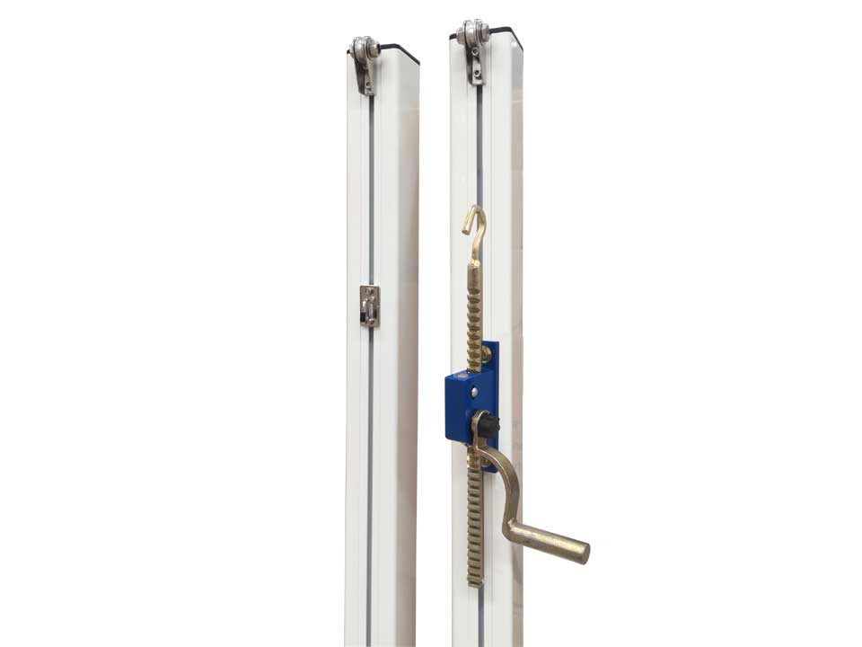 POTEAUX DE TENNIS A SCELLER EN ALUMINIUM 80 X 80 MM - SODEX SPORT