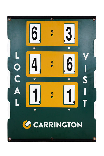 TABLEAU DE SCORE DE TENNIS ANGLAIS - CARRINGTON