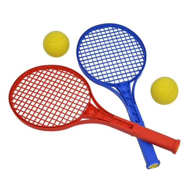 LOT DE 2 RAQUETTES MINI-TENNIS + 2 BALLES