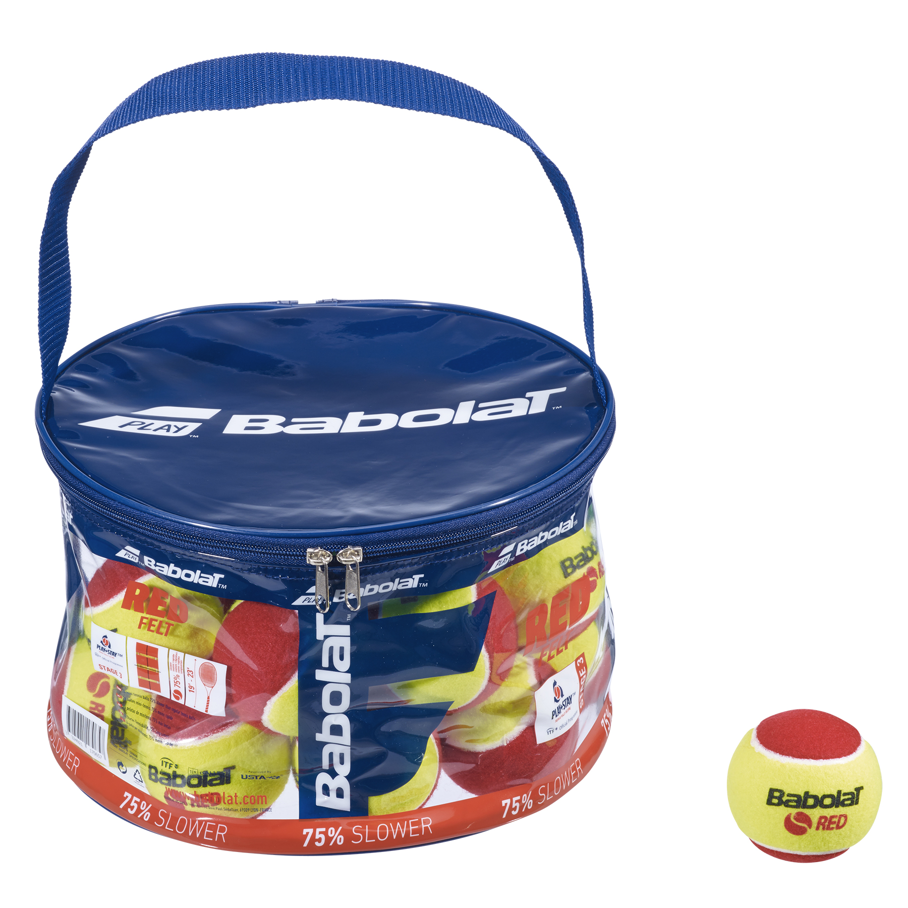 SAC DE 24 BALLES ROUGES - BABOLAT
