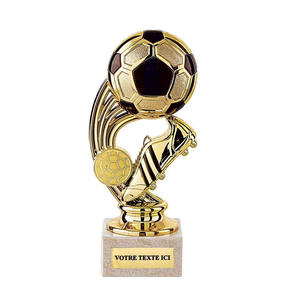 PETIT TROPHEE PLASTIQUE FOOTBALL 19 CM TP4824