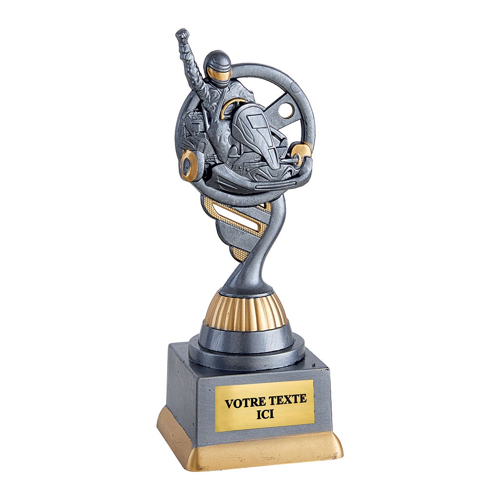 TROPHEE PLASTIQUE KARTING 18 CM TP5056