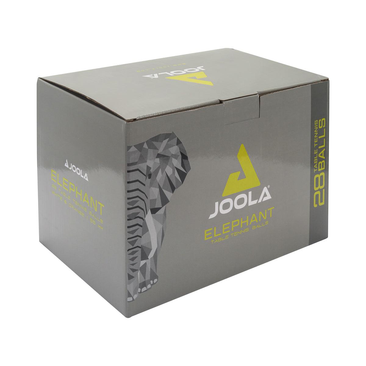  LOT DE 28 BALLES TENNIS DE TABLE ELEPHANT 55 MM - JOOLA