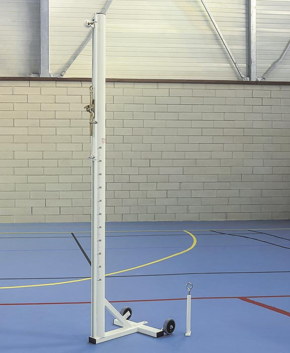 POTEAUX MOBILES DE VOLLEYBALL SUR ROULETTES - METALUPLAST